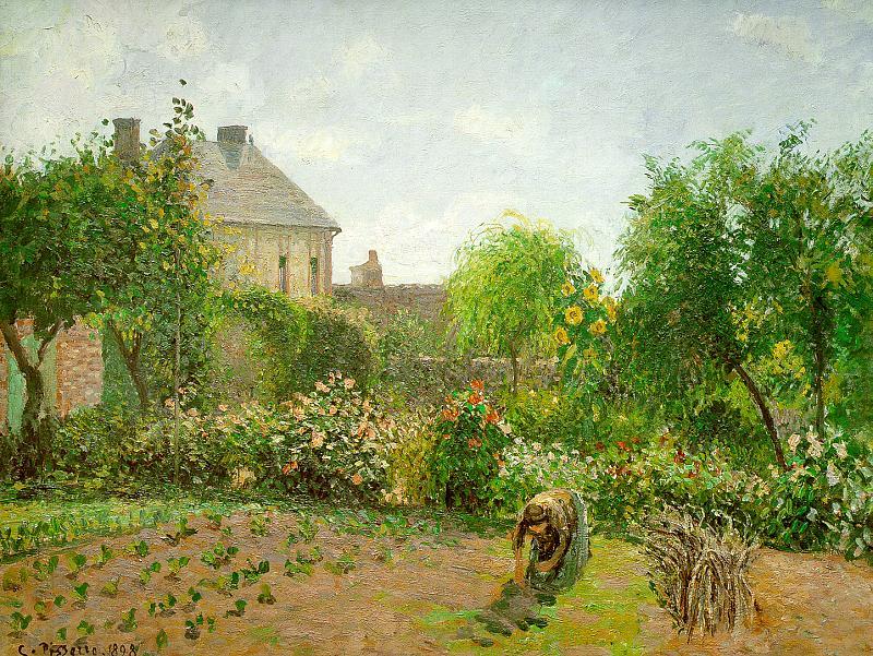 Camille Pissaro The Artist's Garden at Eragny